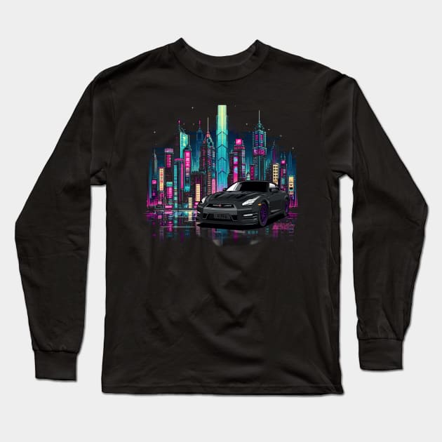 City JDM Long Sleeve T-Shirt by StatusFaction